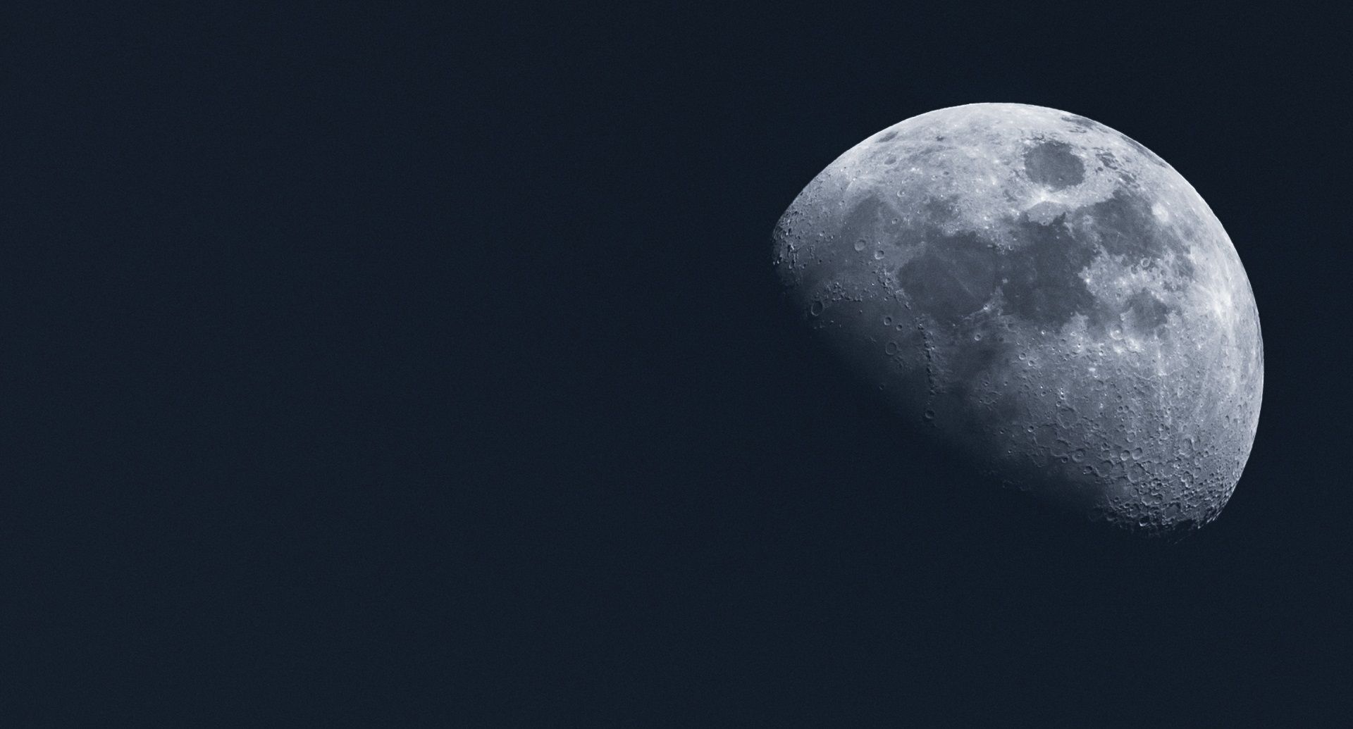 Dark moon background